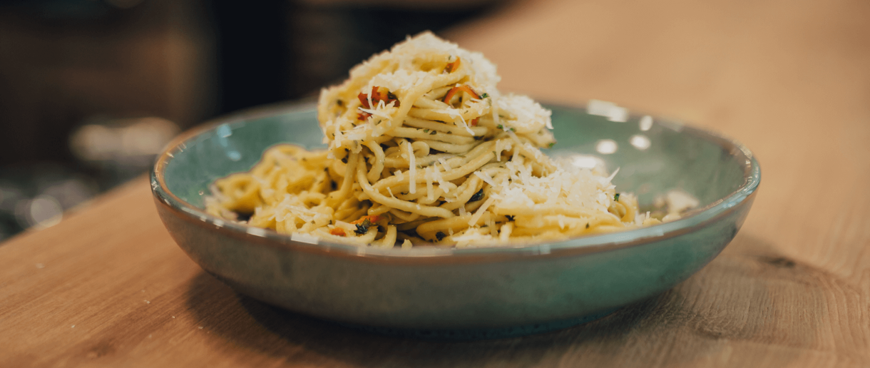 Hospůdka U Rybníka Spaghetti aglio olio e peperoncino